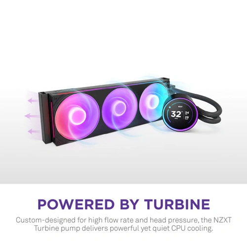 NZXT Kraken Elite 420 RGB CPU Liquid Cooler with IPS LCD